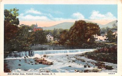Mill Bridge Dam Beacon, New York Postcard