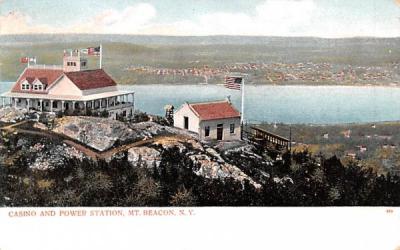 Casino & Power Station Beacon, New York Postcard