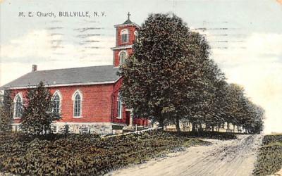 ME Church Bullville, New York Postcard