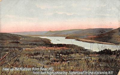 Up the Hudson Bear Mountain, New York Postcard