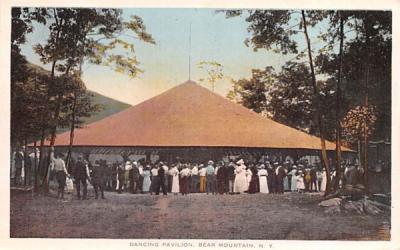Dancing Pavilion Bear Mountain, New York Postcard