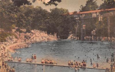 Swimming Pool Bear Mountain, New York Postcard