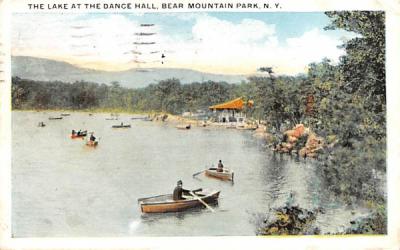 Lake at the Dance Hall Bear Mountain, New York Postcard