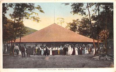 Dancing Pavilion Bear Mountain, New York Postcard