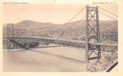 Bear Mountain Bridge New York Postcard