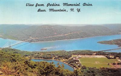 From Perkins Memorial Drive Bear Mountain, New York Postcard