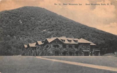 Bear Mountain Inn New York Postcard