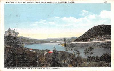 Bridge from Bear Mountain New York Postcard