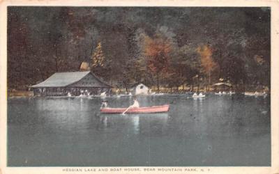 Hessian Lake Bear Mountain, New York Postcard
