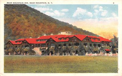 Bear Mountain Inn New York Postcard