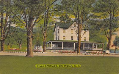 Villa Santiago Big Indian, New York Postcard