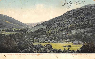 View from Pine Hill  Big Indian   Postcard
