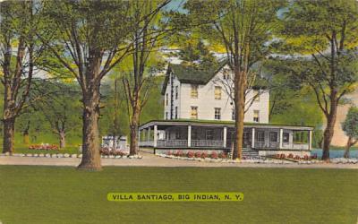 Villa Santiago  Big Indian, New York Postcard