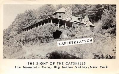 Catskill Mountain Cafe Big Indian, New York Postcard