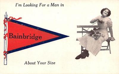 I'm Looking For a Man Bainbridge, New York Postcard