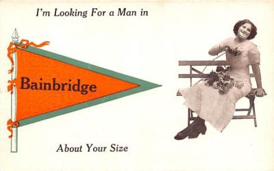 I'm Looking for a Man Bainbridge, New York Postcard