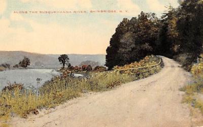 Susquehanna River Bainbridge, New York Postcard