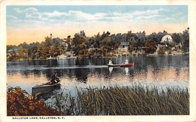 Ballston Lake New York Postcard
