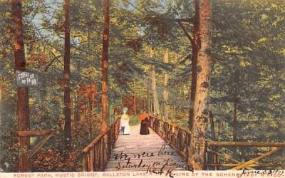 Forest Park Ballston Lake, New York Postcard