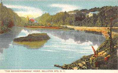 The Kayaderosseras River Ballston Lake, New York Postcard