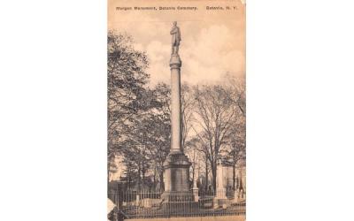 Morgan Monument Batavia, New York Postcard