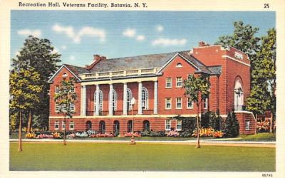 Recreation Hall Batavia, New York Postcard