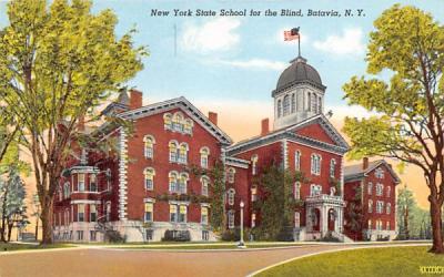 New York State School for the Blind Postcard