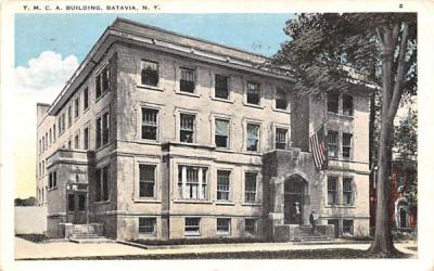 Y.M.C.A. Building Batavia, New York Postcard