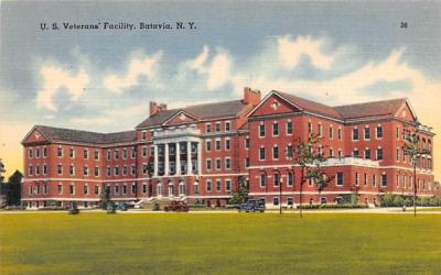 U.S. Veterans Facility Batavia, New York Postcard