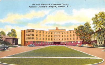 The War Memorial of Genesee County Batavia, New York Postcard