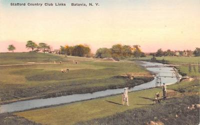 Stafford County Club Links Batavia, New York Postcard
