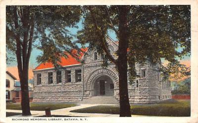 Richmond Memorial Hospital Batavia, New York Postcard