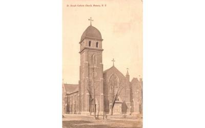 St. Joseph Catholic Church Batavia, New York Postcard
