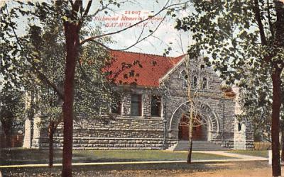 Richmond Memorial Library Batavia, New York Postcard
