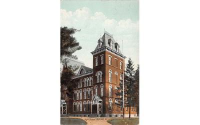 High School Batavia, New York Postcard