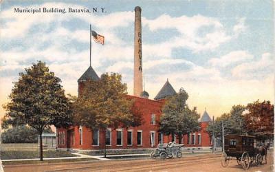 Municipal Building Batavia, New York Postcard