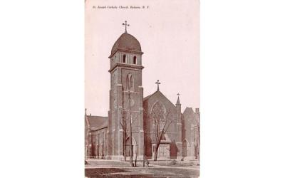 St Joseph Catholic Church Batavia, New York Postcard