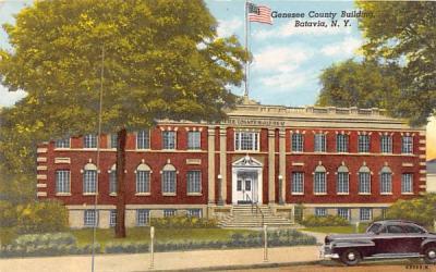 Genesee County Building Batavia, New York Postcard