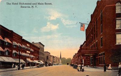 Hotel Richmond Batavia, New York Postcard