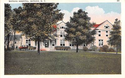 Batavia Hospital New York Postcard