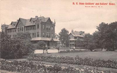 NY State Soldiers' & Sailors' Home Bath, New York Postcard