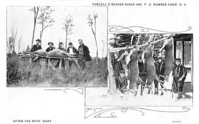 Purcell's Beaver River Inn New York Postcard