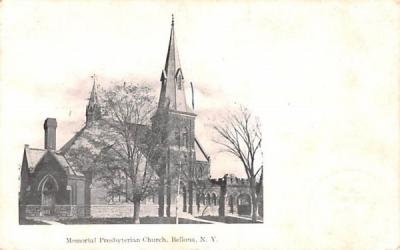 Memorial Presbyterian Church Bellona, New York Postcard