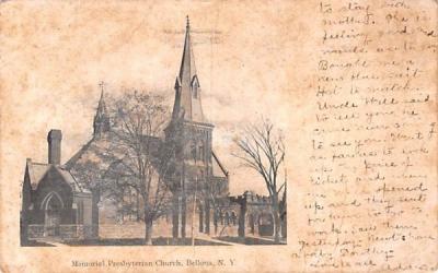 Memorial Presbyterian Church Bellona, New York Postcard
