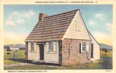 Period House Bemis Heights, New York Postcard