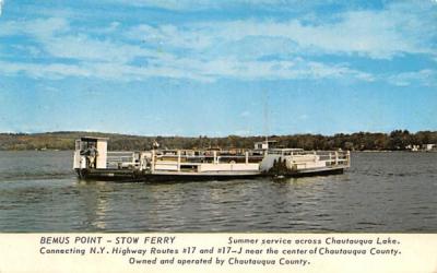 Stow Ferry Bemus Point, New York Postcard