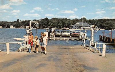 Ferry on Chautauqua Lake Bemus Point, New York Postcard