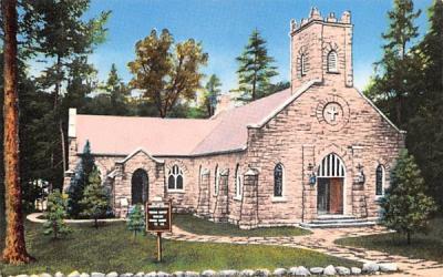 Community Chapel Big Moose, New York Postcard