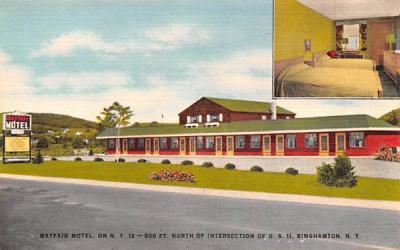 Mayfair Hotel Binghamton, New York Postcard