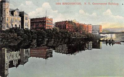 Government Building Binghamton, New York Postcard